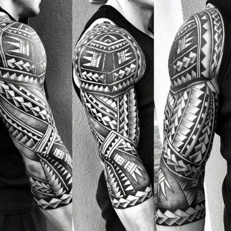 Полинезийский стиль в тату