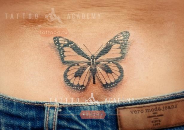 Тату бабочки на спине (ФОТО) - sunnyhair.ru