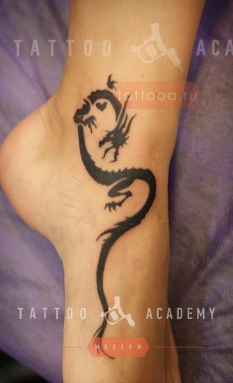 Картинки татуировок драконов (77 фото)