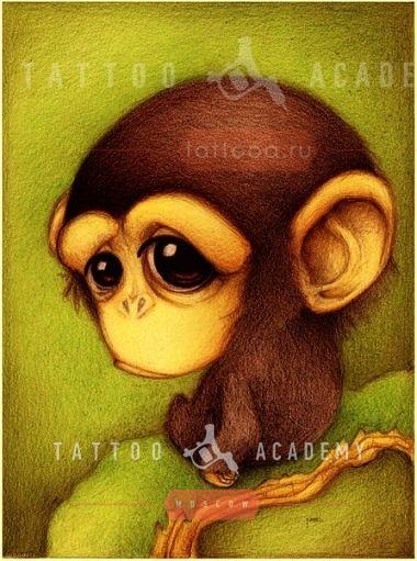 Идеи татуировок обезьян: красота и символика