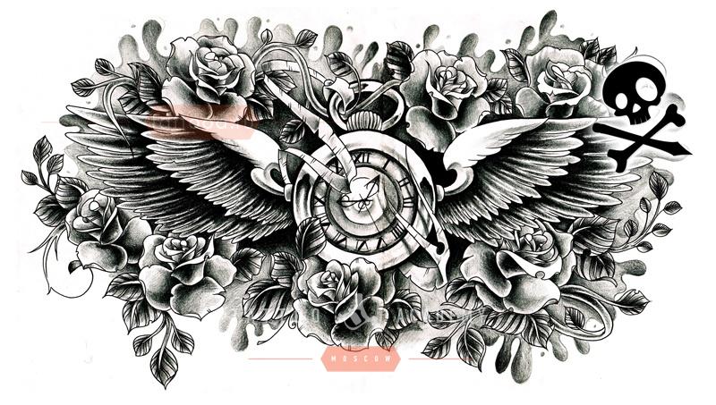 Эскизы татуировок розы: выберите идеальный дизайн