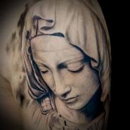 Татуировка Дева Мария