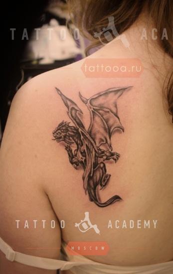 Татуировки в виде дракона