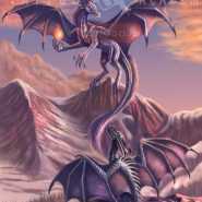 эскиз тату беседующие драконы