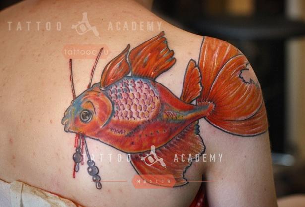Татуировка знака зодиака Рыбы - значение, место нанесения, особенности, фотографии и эскизы